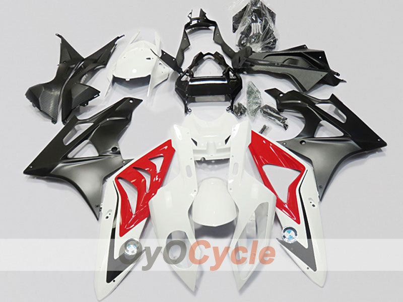Kit de carenado de inyección para BMW S1000RR 09-14 - Rojo, Blanco, Negro - Estilo de fábrica #OYO87904687