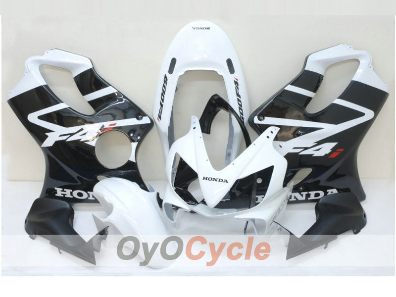 Carenado de inyección para CBR600F4i 04-07 - Blanco, Negro - Estilo de fábrica #OYO87900210 Imagen principal del producto