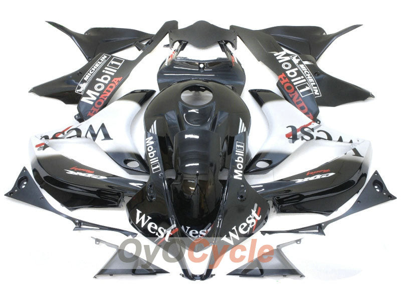 Kit de carenado de inyección para CBR600RR 07-08 - Blanco, Negro - West #OYO87900439 Imagen principal del producto