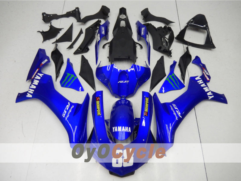 Kit de carenado por inyección para YZF-R1 15-19 - Azul - Estilo de fábrica #OYO87914657