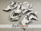 Kit de carenado por inyección para NINJA ZX-10R 16-20 - Blanco - Estilo de fábrica #OYO87914606