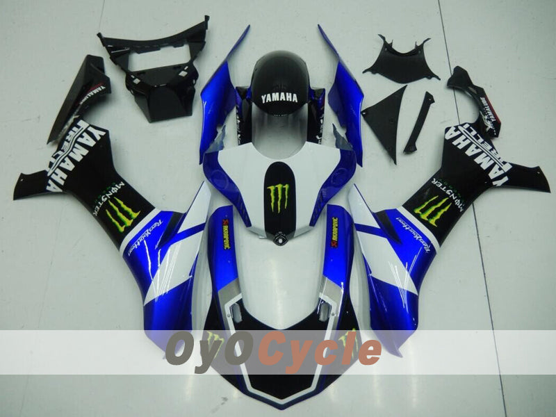 Kit de carenado inyectado para YZF-R1 15-19 - Azul, Blanco, Negro - Monster #OYO87914650 Imagen principal del producto