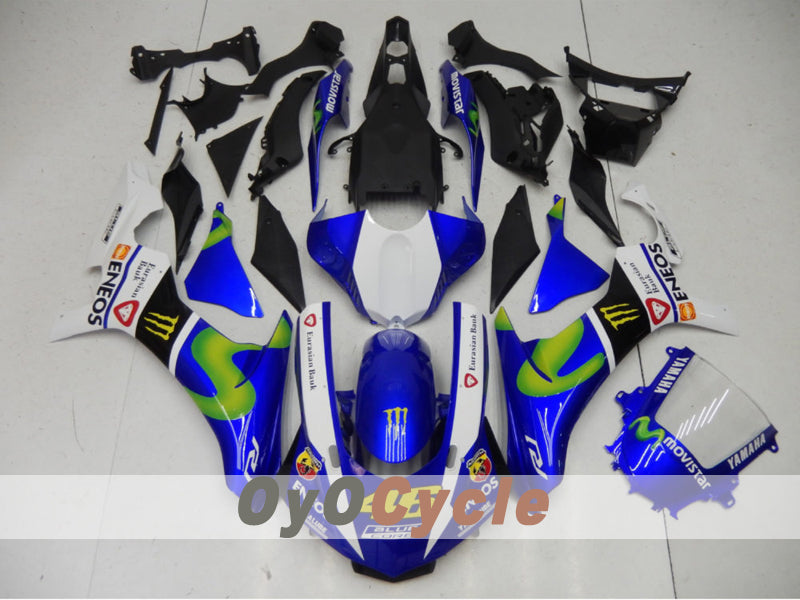 Kit de carenado de inyección para YZF-R1 15-19 - Azul, Blanco - Movistar #OYO87914645