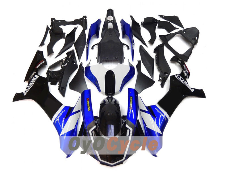 Kit de carenado por inyección para YZF-R1 15-19 - Azul, Blanco, Negro - Estilo de fábrica #OYO87914646