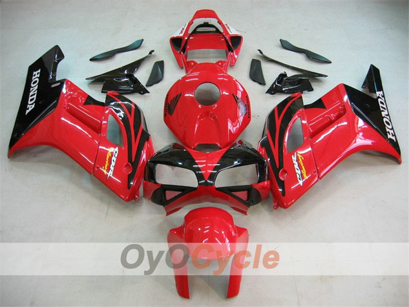 Kit de carenado de inyección para CBR1000RR 04-05 - Rojo, Negro - Estilo de fábrica #OYO87900518