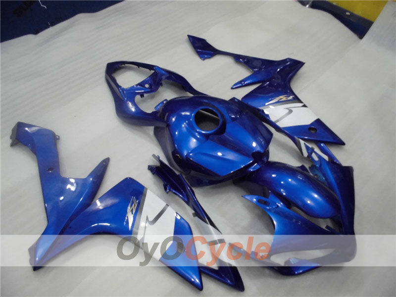 Kit de carenado de inyección para YZF-R1 07-08 - Azul, Blanco - Estilo de fábrica #OYO87900865