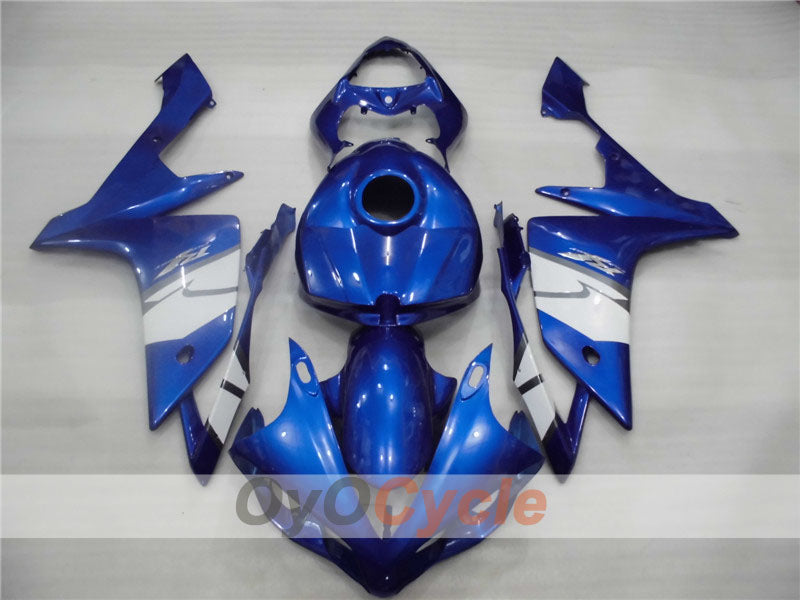 Kit de carenado de inyección para YZF-R1 07-08 - Azul, Blanco - Estilo de fábrica #OYO87900865