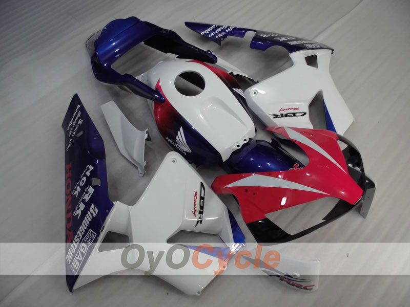 Kit de carenado por inyección para CBR600RR 03-04 - Azul, Blanco - Estilo de fábrica #OYO87902560 Imagen principal del producto