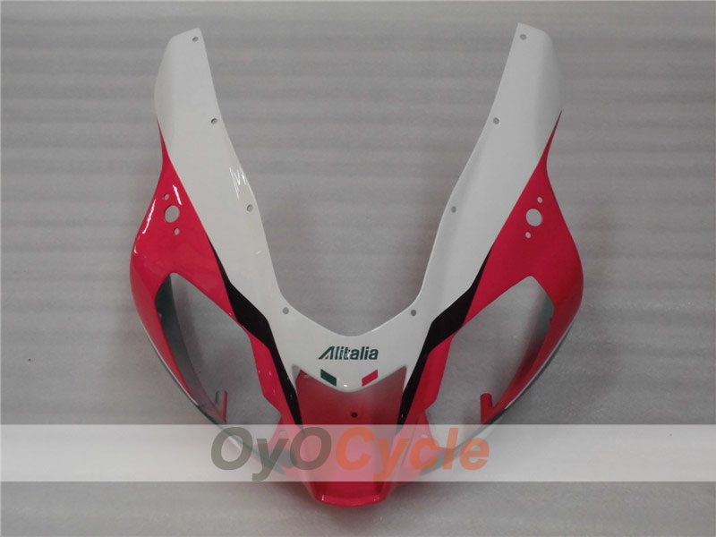 Kit de carenado para Aprilia RSV1000R 03-06 - Rojo, Blanco - Estilo de fábrica #OYO87902410
