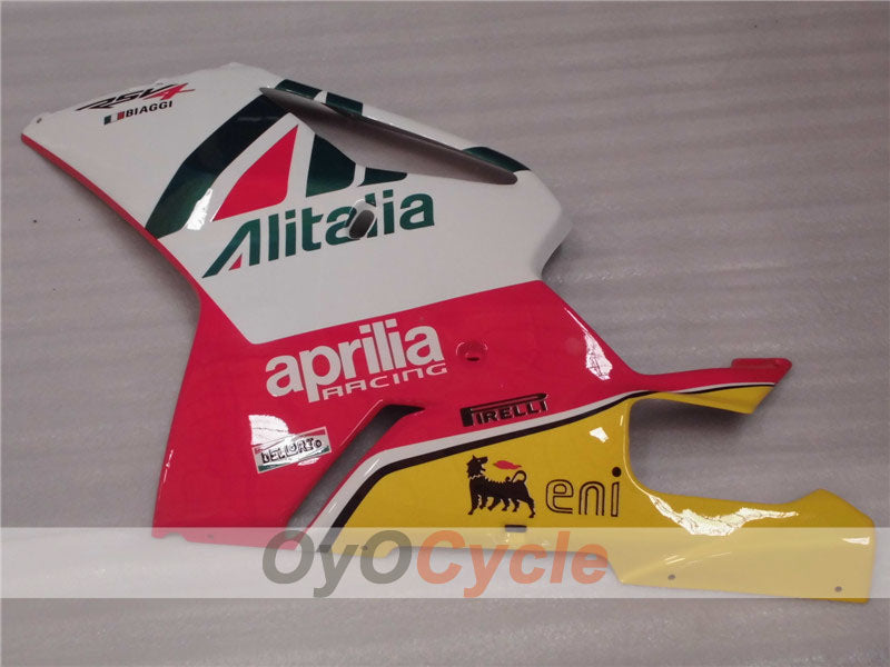 Kit de carenado para Aprilia RSV1000R 03-06 - Rojo, Blanco - Estilo de fábrica #OYO87902410