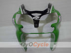 Kit de carenado por inyección para NINJA ZX-6R 00-02 - Verde, Negro - Nakano #OYO87901730