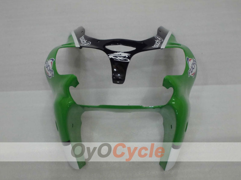 Kit de carenado por inyección para NINJA ZX-6R 00-02 - Verde, Negro - Nakano #OYO87901730