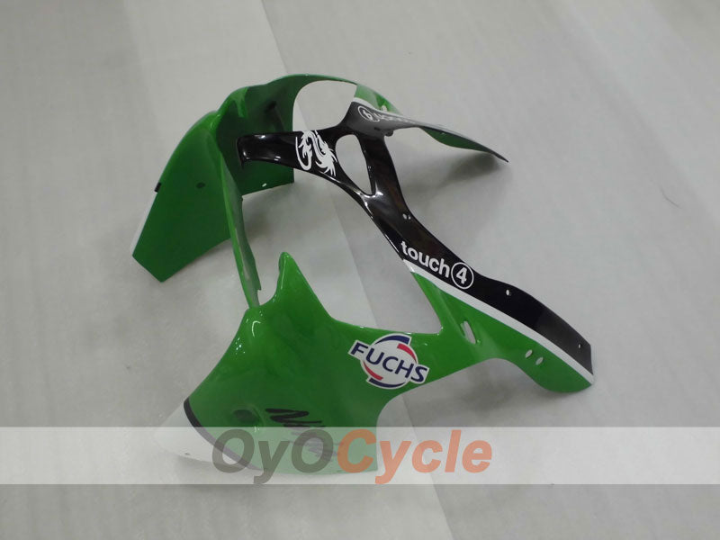 Kit de carenado por inyección para NINJA ZX-6R 00-02 - Verde, Negro - Nakano #OYO87901730