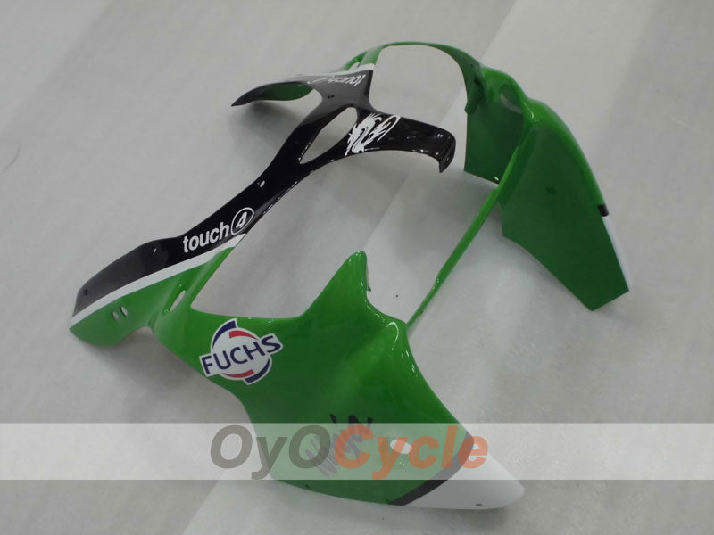 Kit de carenado por inyección para NINJA ZX-6R 00-02 - Verde, Negro - Nakano #OYO87901730