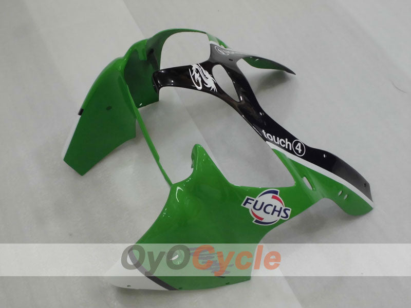 Kit de carenado por inyección para NINJA ZX-6R 00-02 - Verde, Negro - Nakano #OYO87901730