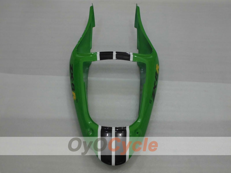 Kit de carenado por inyección para NINJA ZX-6R 00-02 - Verde, Negro - Nakano #OYO87901730