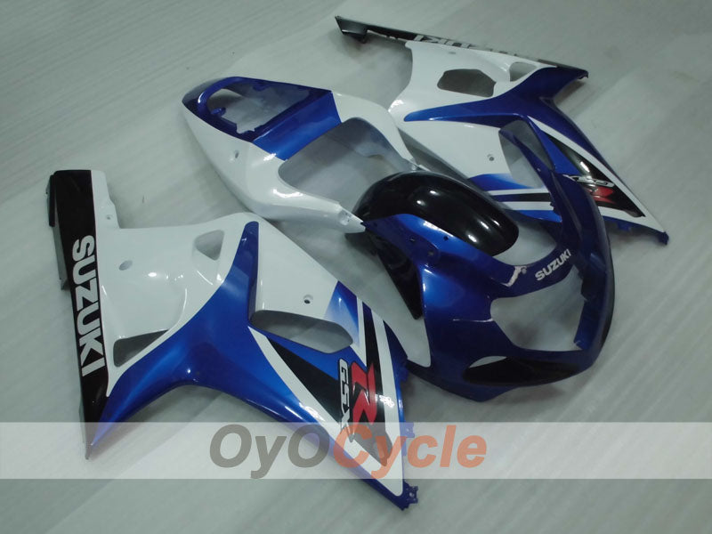 Kit de carenado de inyección para GSX R750 00-03 - Azul, Blanco, Negro - Estilo de fábrica #OYO87905153