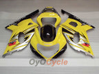 Carenado de inyección para GSX R600 01-03 - Amarillo, Negro - Estilo de fábrica #OYO87905094