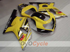 Carenado de inyección para GSX R600 01-03 - Amarillo, Negro - Estilo de fábrica #OYO87905094