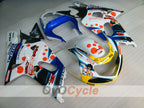 Kit de carenado de inyección para GSX R750 00-03 - Azul, Blanco - Dark Dog #OYO87905169