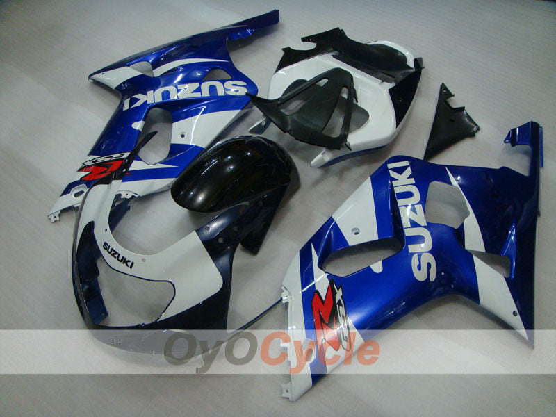Carenado de inyección para GSX R600 01-03 - Azul, Negro - Estilo de fábrica #OYO87905089 Imagen secundaria del producto