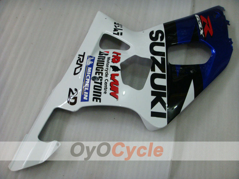 Carenado de inyección para GSX R750 00-03 - Azul, Blanco - MOTUL #OYO87905142