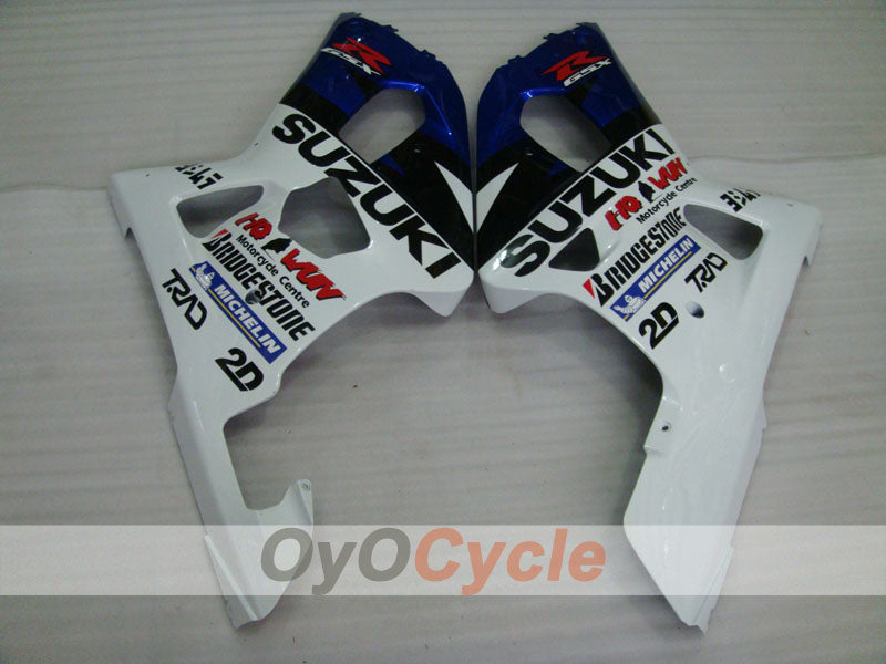 Carenado de inyección para GSX R750 00-03 - Azul, Blanco - MOTUL #OYO87905142
