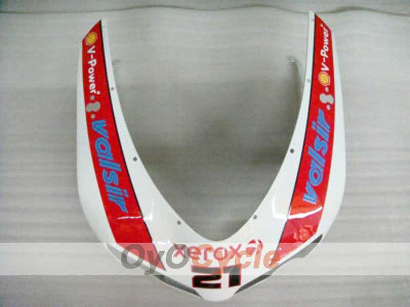 Kit de carenado por inyección para Ducati 1098 07-09 - Rojo, Blanco - Xerox #OYO87902232