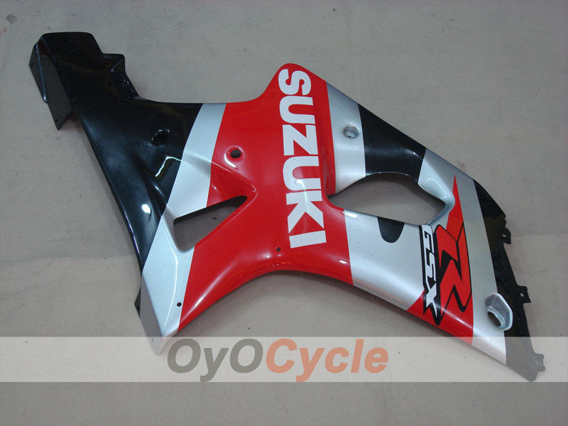 Kit de carenado por inyección para GSX R1000 del 00-02 - Rojo, Negro - Estilo de fábrica #OYO87901758