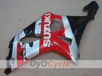Kit de carenado por inyección para GSX R1000 del 00-02 - Rojo, Negro - Estilo de fábrica #OYO87901758