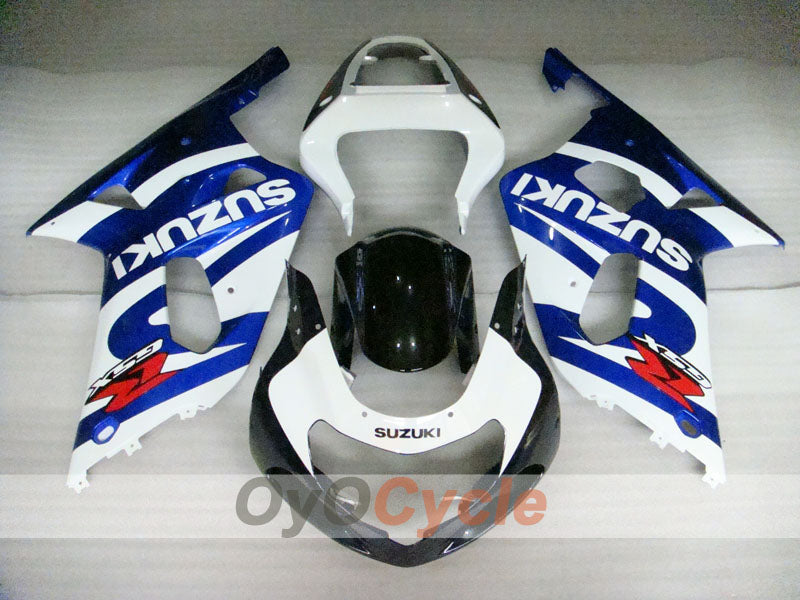 Kit de carenado por inyección para GSX R750 00-03 - Azul, blanco - Estilo de fábrica #OYO87901109 Imagen secundaria del producto