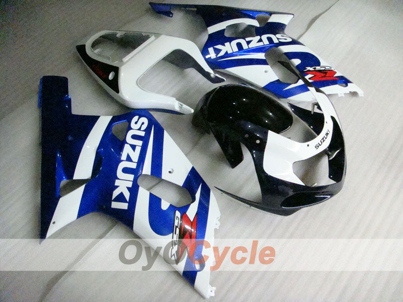 Kit de carenado por inyección para GSX R1000 00-02 - Azul, Blanco - Estilo de fábrica #OYO87901763 Imagen principal del producto