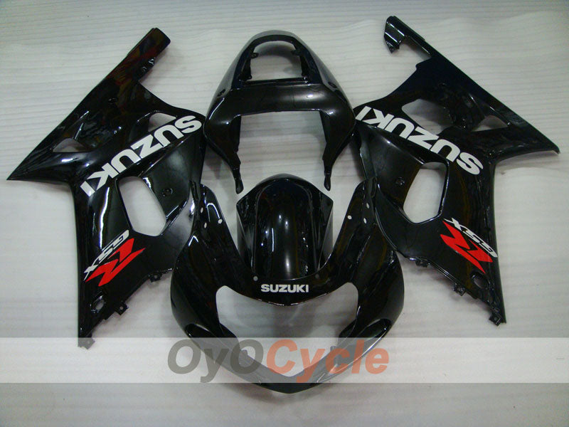 Kit de carenado por inyección para GSX R600 01-03 - Negro - Estilo de fábrica #OYO87901118