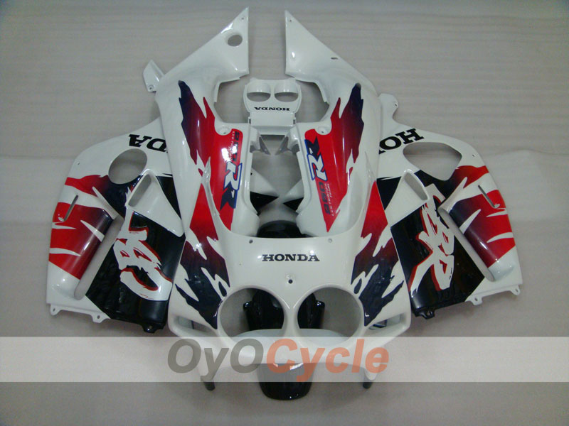 Kit de carenado por inyección para CBR250RR 88-89 - Rojo, Blanco - Estilo de fábrica #OYO87904756