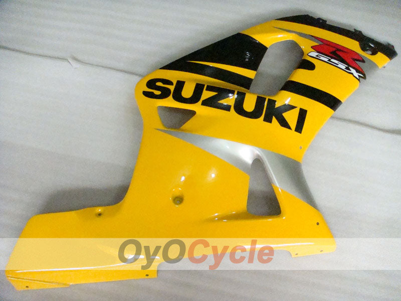 Kit de carenado por inyección para GSX R750 00-03 - Amarillo, Negro - Estilo de fábrica #OYO87901138