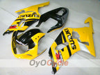 Kit de carenado por inyección para GSX R750 00-03 - Amarillo, Negro - Estilo de fábrica #OYO87901138