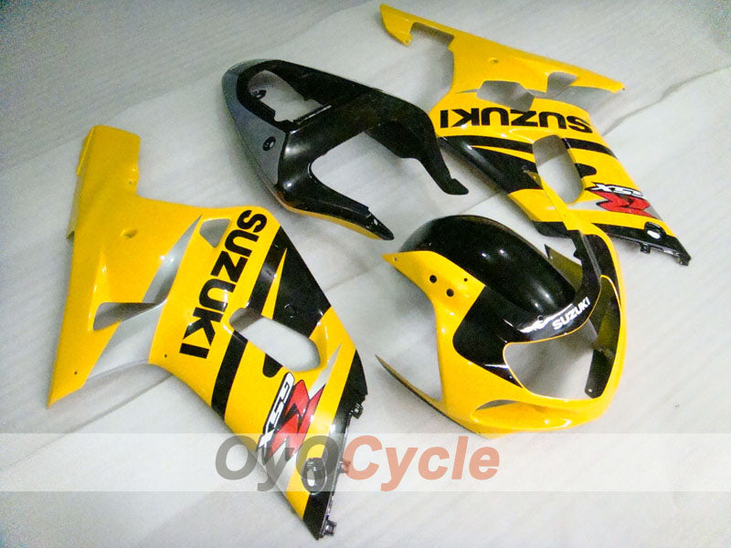Kit de carenado inyectado para GSX R600 01-03 - Amarillo, Negro - Estilo de fábrica #OYO87901148 Imagen principal del producto