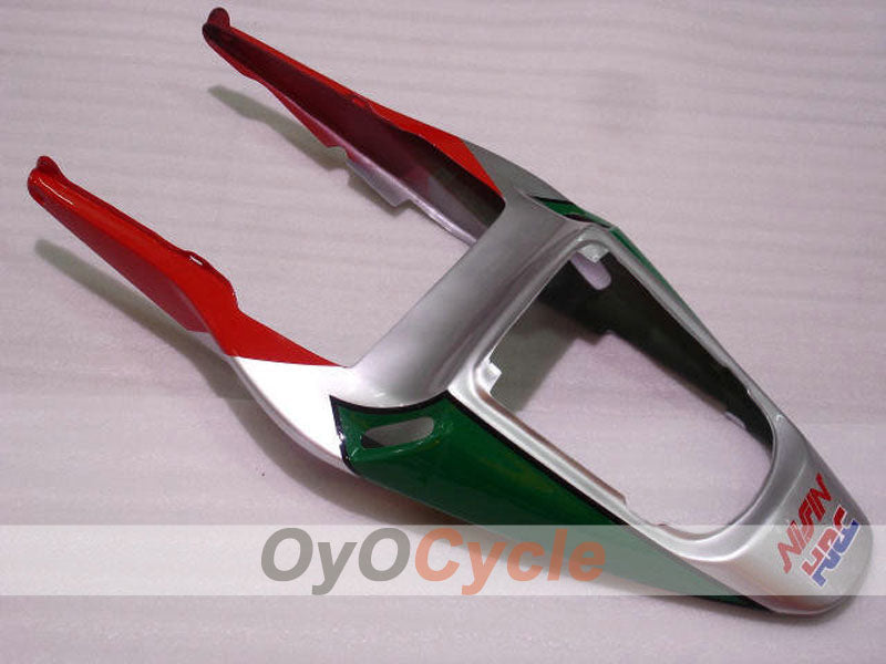 Kit de carenado de inyección para CBR600RR 03-04 - Rojo, Plateado - Aguja Copa #OYO87900223