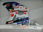 Kit de carenado por inyección para GSX R600 01-03 - Azul, Blanco - Dark Dog #OYO87901035