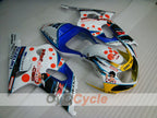 Kit de carenado por inyección para GSX R600 01-03 - Azul, Blanco - Dark Dog #OYO87901035