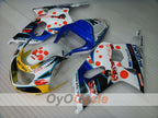 Carenado de inyección para GSX R1000 00-02 - Azul, Blanco - Dark Dog, MOTUL #OYO87901723