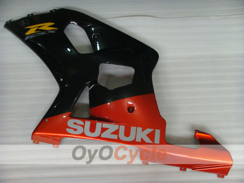 Kit de carenado por inyección para GSX R1000 00-02 - Rojo, Negro - Estilo de fábrica #OYO87905179
