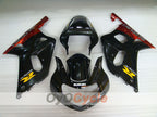 Kit de carenado por inyección para GSX R1000 00-02 - Rojo, Negro - Estilo de fábrica #OYO87905179