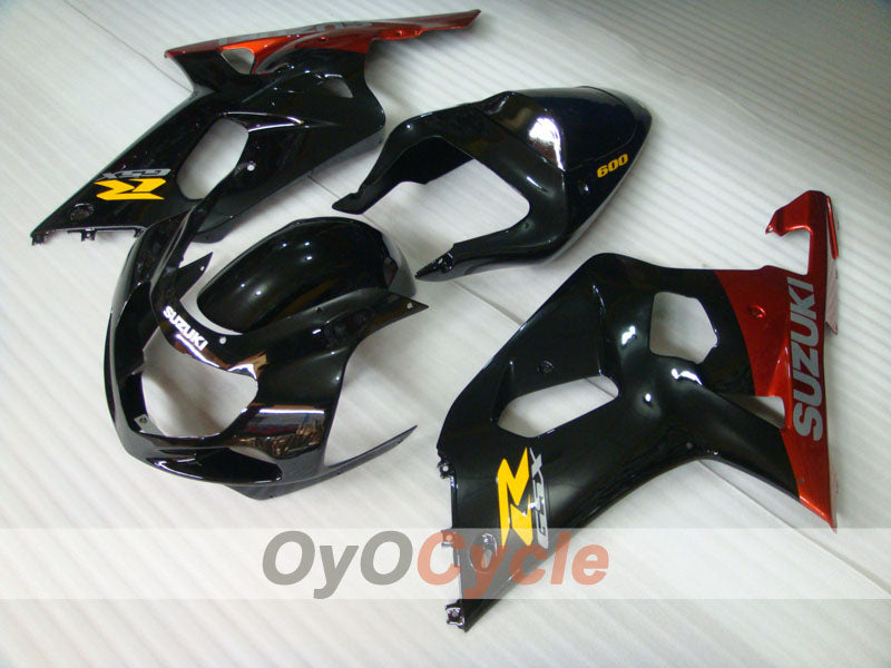Kit de carenado por inyección para GSX R1000 00-02 - Rojo, Negro - Estilo de fábrica #OYO87905179 Imagen principal del producto