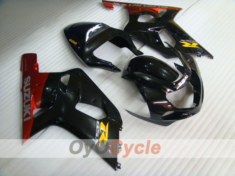 Kit de carenado por inyección para GSX R1000 00-02 - Rojo, Negro - Estilo de fábrica #OYO87905179 Imagen secundaria del producto