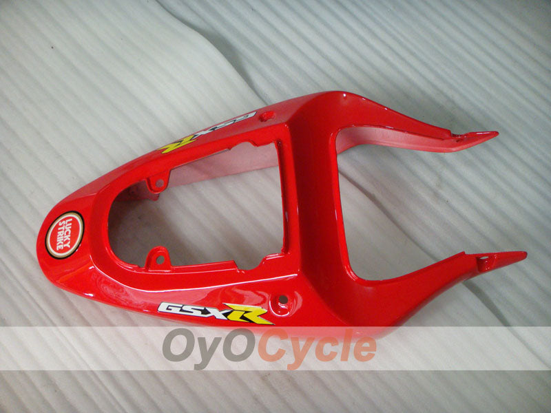 Kit de carenado de inyección para GSX R1000 00-02 - Rojo, Blanco - Lucky Strike #OYO87901738