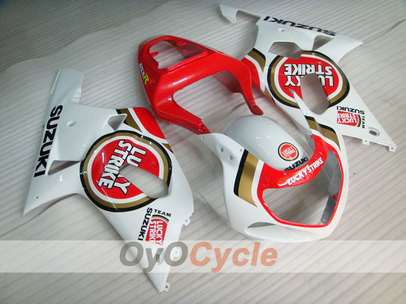 Kit de carenado de inyección para GSX R1000 00-02 - Rojo, Blanco - Lucky Strike #OYO87901738 Imagen principal del producto