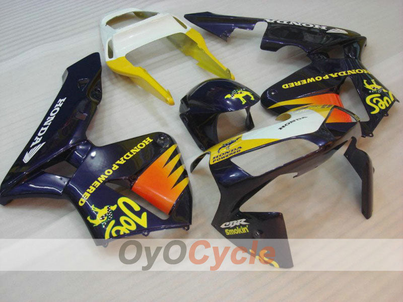 Kit de carenado por inyección para CBR600RR 03-04 - Amarillo, Morado - Camel #OYO87902504