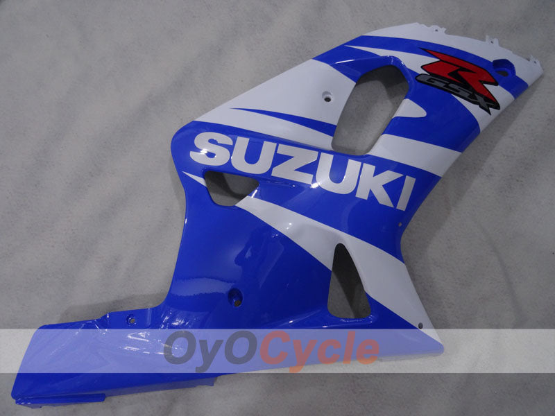 Kit de carenado de inyección para GSX R750 00-03 - Azul, Blanco - Estilo de fábrica #OYO87905176