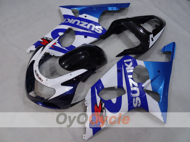 Kit de carenado por inyección para GSX R1000 00-02 - Azul, Negro - Estilo original #OYO87905131